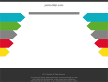 Tablet Screenshot of judoscript.com